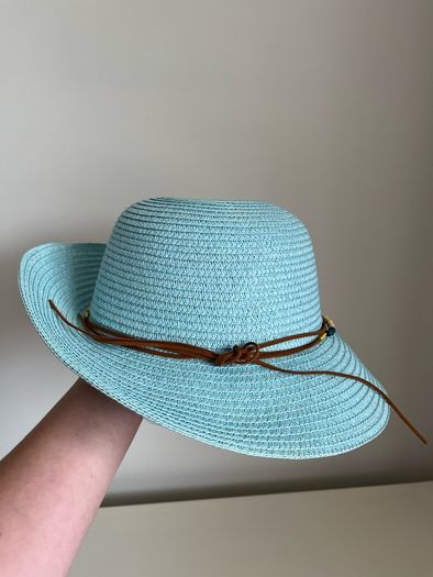 Blue Straw Hat