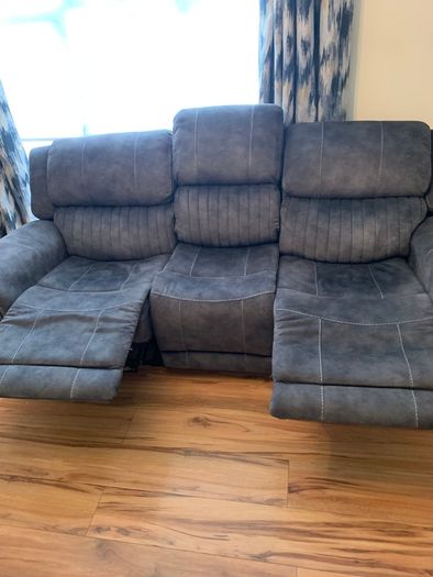 Electric three seater recliner