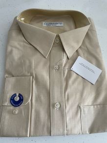 Men's Clubman Donegal sand shirt New