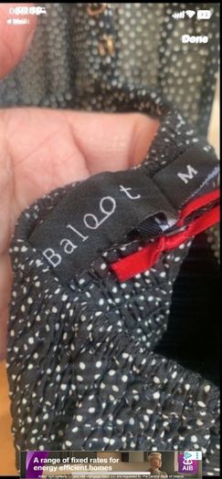 dress black dress size medium Bnwt baloot brand