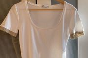 New Zara Embellished Sleeve top
