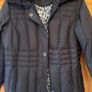 JET BLACK Per Una Feather & Down Puffer Coat Jacket. Black. Medium.  Quality Filling & Very Warm. Super condition. JET BLACK. Image 8