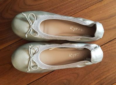 Girls Silver Next pumps