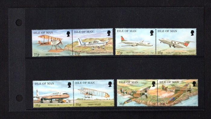 1997 Isle of Man Manx Aviation Commemorative Stamps Presentation Pack