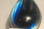 Tear drop Iridescent Glass Sculpture
