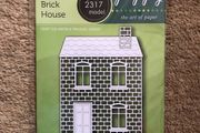 Poppy Stamps, "Proper brick house" metal die