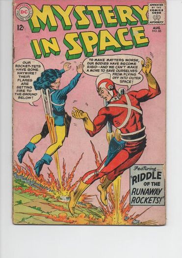Great value only a tenner Mystery In Space #85 Riddle Of The Runaway Rockets 1963 Dc Silver Age Comic