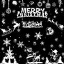 104 Static Snow Flakes Stickers Merry Christmas Snowflakes Window Clings for Xmas Window Display - Static PVC Stickers (FREE POSTAGE) Image 7