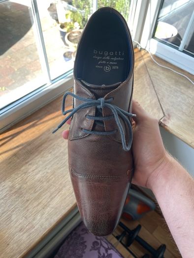 Bugatti men's brown shoes - EU 43 (UK 9/9.5)