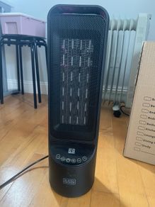 Black Decker 2000W Ceramic Fan Heater Great Condition