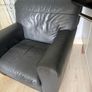 Real Leather 3 seater and 1 seater Image 2