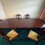 Mahogany Table & 6 Chairs Image 2