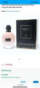 Alexander McQueen Celtic Rose EDP 75 ml perfume