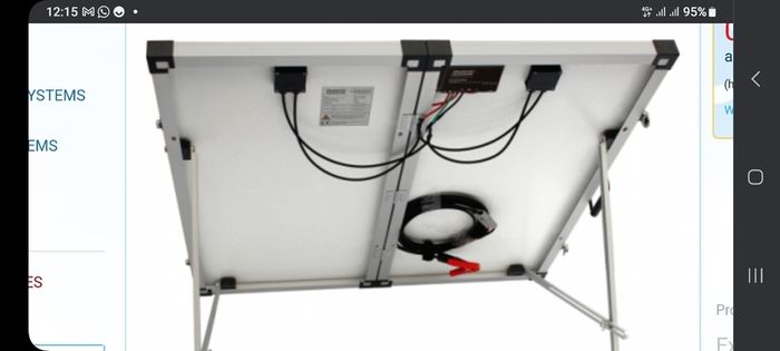Portable Folding 150W Solar Panel.