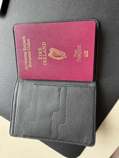 Moleskine leather passport wallet