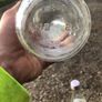 2 glass bottles. Fanta and milk Image 8