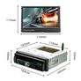 2581 7" Single DIN Car MP5 DVD Player Radio Stereo GPS Sat Nav EU Map + Camera Image 7
