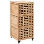 Bathroom Cabinet 41x41x91 cm Solid Walnut Wood Image 2