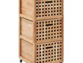 Bathroom Cabinet 41x41x91 cm Solid Walnut Wood