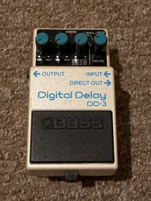 pedal boss dd-3 digital delay made in japan long chip