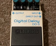 pedal boss dd-3 digital delay made in japan long chip