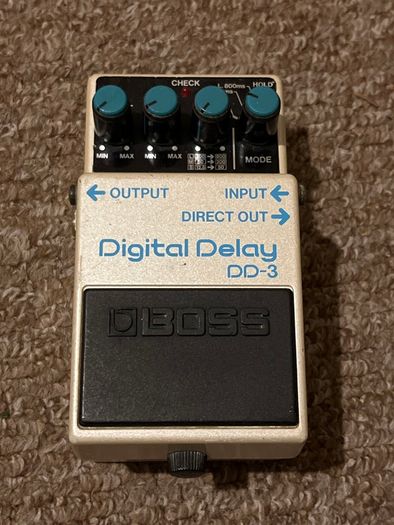 pedal boss dd-3 digital delay made in japan long chip