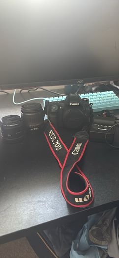 Canon EOS 70D DSLR Camera Bundle + 2 Lenses