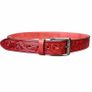 Premium Genuine Leather Belt Dual Tone Vintage Embossed Design with Antique Metal Buckle Image 5
