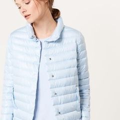 mohito sky blue jacket fits 6080small 10 has been worn twice