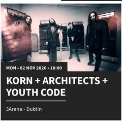 korn and architect + youth code Concert