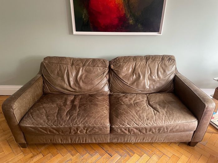 Leather sofa