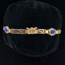14ct Gold Lapis Lazuli Bracelet Image 7
