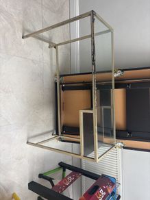 ikea table with shelf