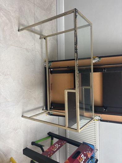 ikea table with shelf