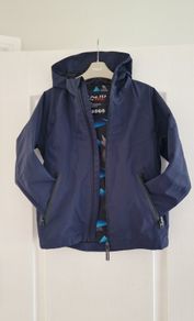 Next Boy's Navy blue Waterproof Jacket size 7 years( 122cm)