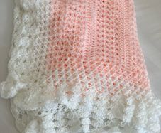 Knitted baby blanket
