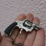 Vintage Miniature Toy Diecast Metal & Plastic Revolver Pistol Image 4