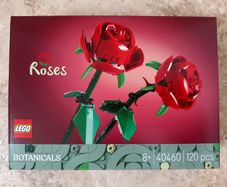LEGO Roses - Botanicals - Red Flowers 120 pcs 1:1 40460 Each Rose is 26 cm long