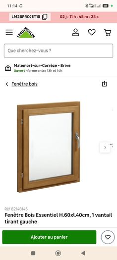 New double glazed window