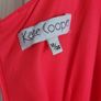Kate Cooper coral asymmetrical dress Sz 10UK Image 10