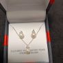 Silver chain with 925 sterling silver earrings Image 2