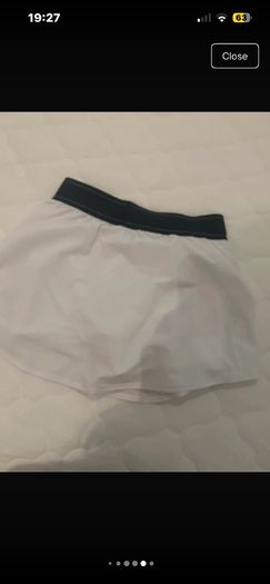 white skirt