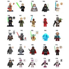 Star Wars Minifigures Collection Lego Compatible L-Z