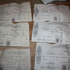 Antique Arthur Guinness Stock Receipts 60 each