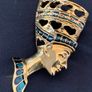 Vintage Nefertiti Egyptian queen brooch Image 3