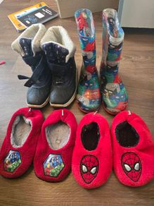 Kids shoes and wellies