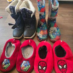 Kids shoes and wellies