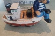Small  Fishing Boat Decorative Ornament and money bank