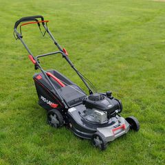 Petrol Lawnmower With Briggs & Stratton engine.
