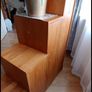 Unique wooden tiered storage / drawer unit / cabinet Image 4